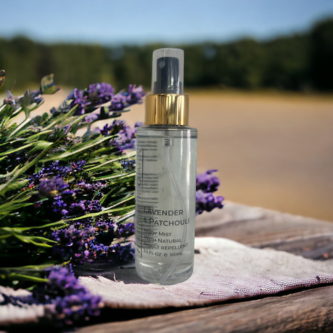 Lavender & Patchouli Essential Oil Body Mist