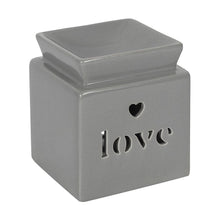 Load image into Gallery viewer, Casa Aromatica Grey Love Cut Out Burner