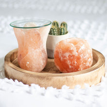 Load image into Gallery viewer, Casa Aromatica Tulip Shaped Himalayan Salt Burner