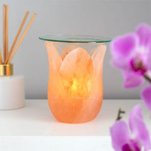 Load image into Gallery viewer, Casa Aromatica Tulip Shaped Himalayan Salt Burner